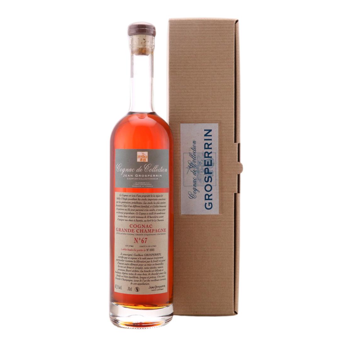 Jean Grosperrin No 67 Grande Champagne Cognac Lot No 643