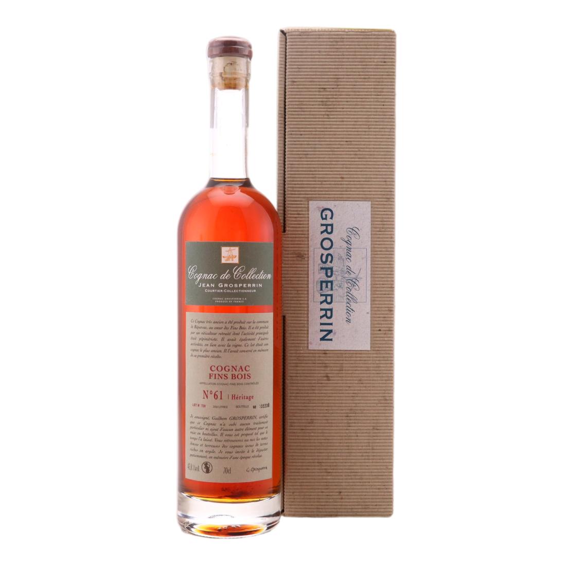 Jean Grosperrin Cognac Fins Bois No 61 Heritage Lot 728