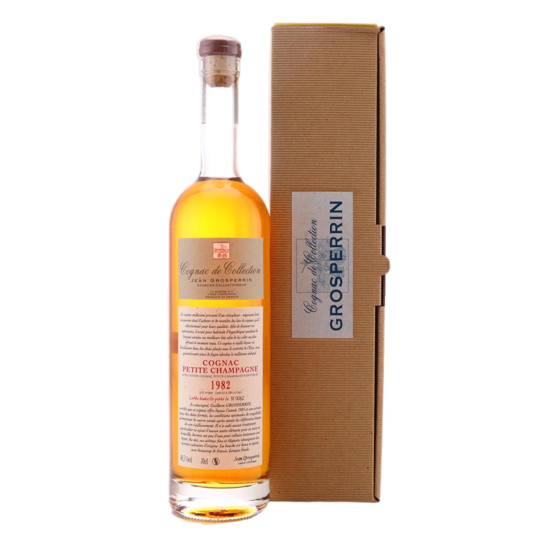 Jean Grosperrin 1982 Petite Champagne Cognac Lot No 570