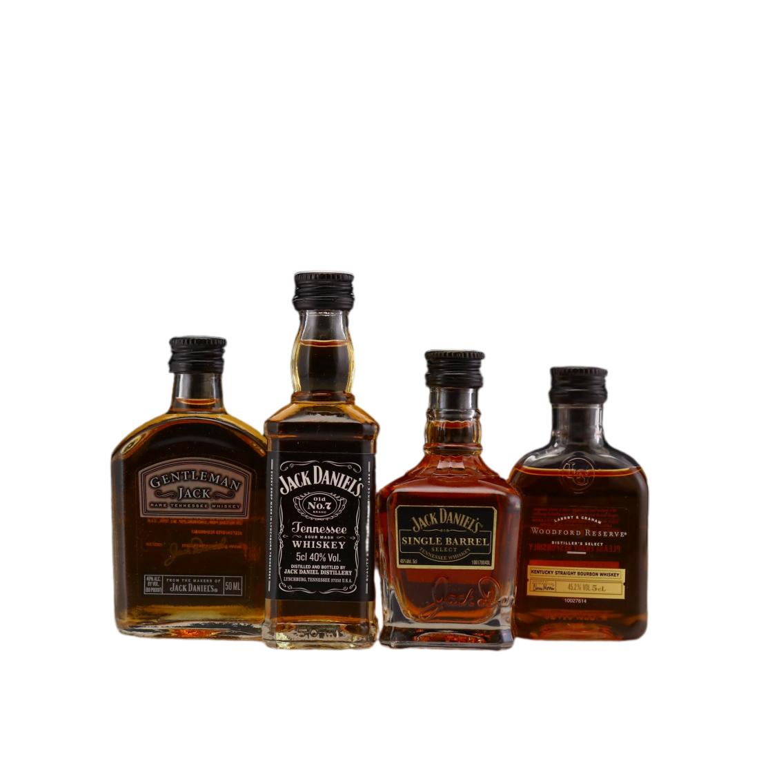 Jack Daniels Woodford Miniature X 4