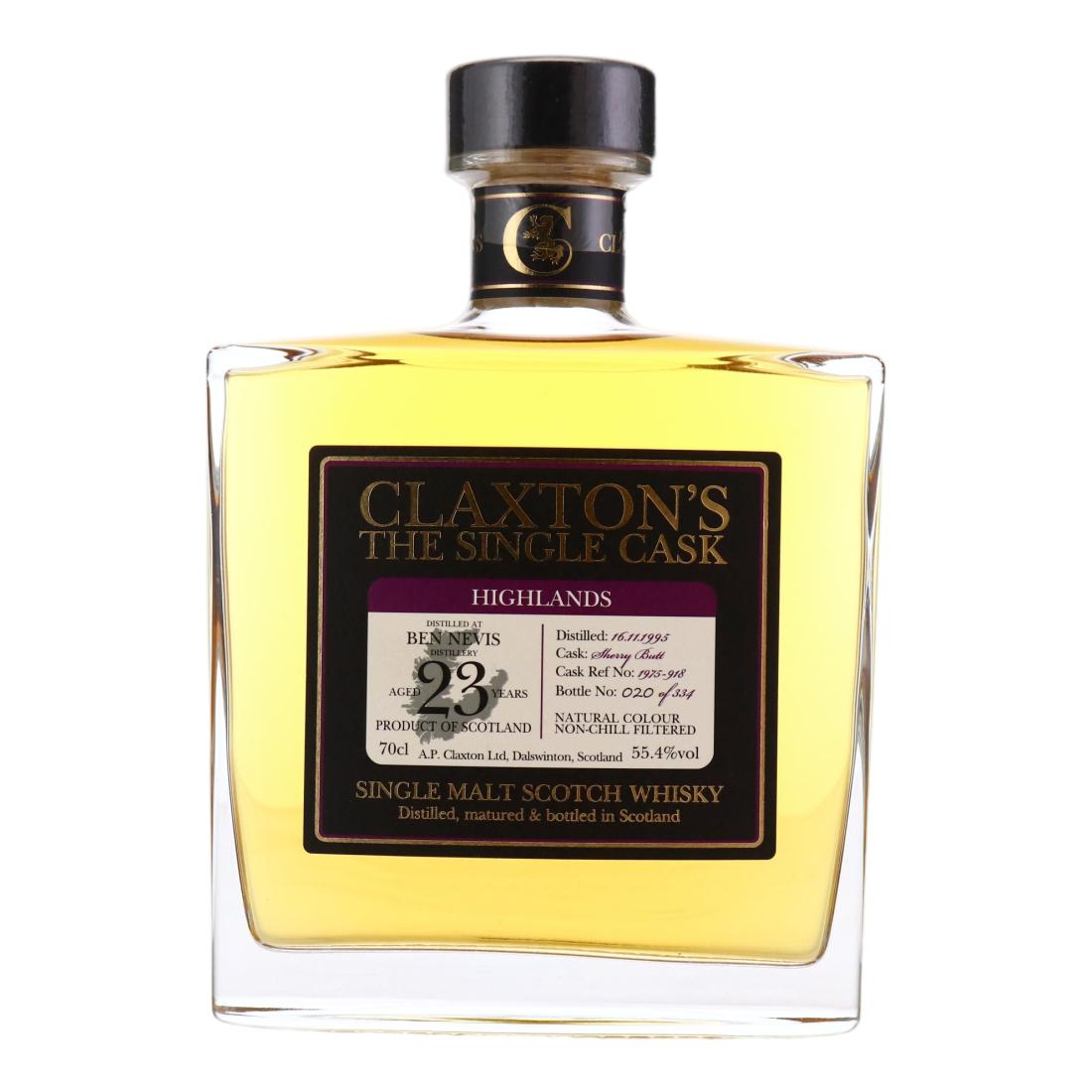 Ben Nevis 1995 Claxtons The Single Cask 23