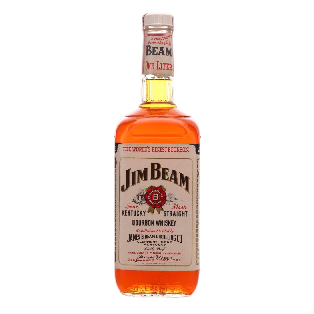 Jim Beam Kentucky Straight Bourbon Litre