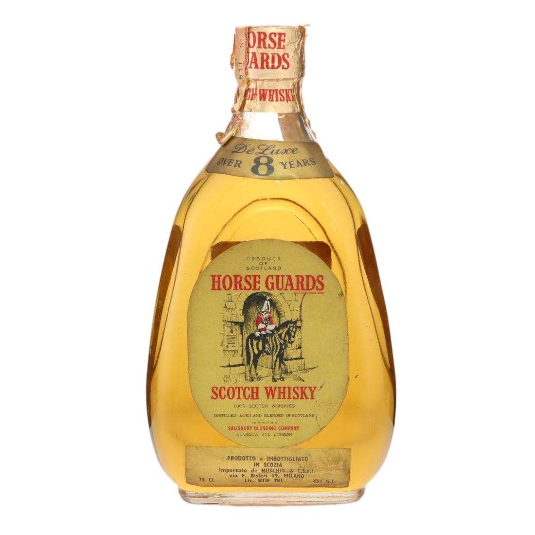 Horse Guards 8 Year Old, 43% whisky bottle