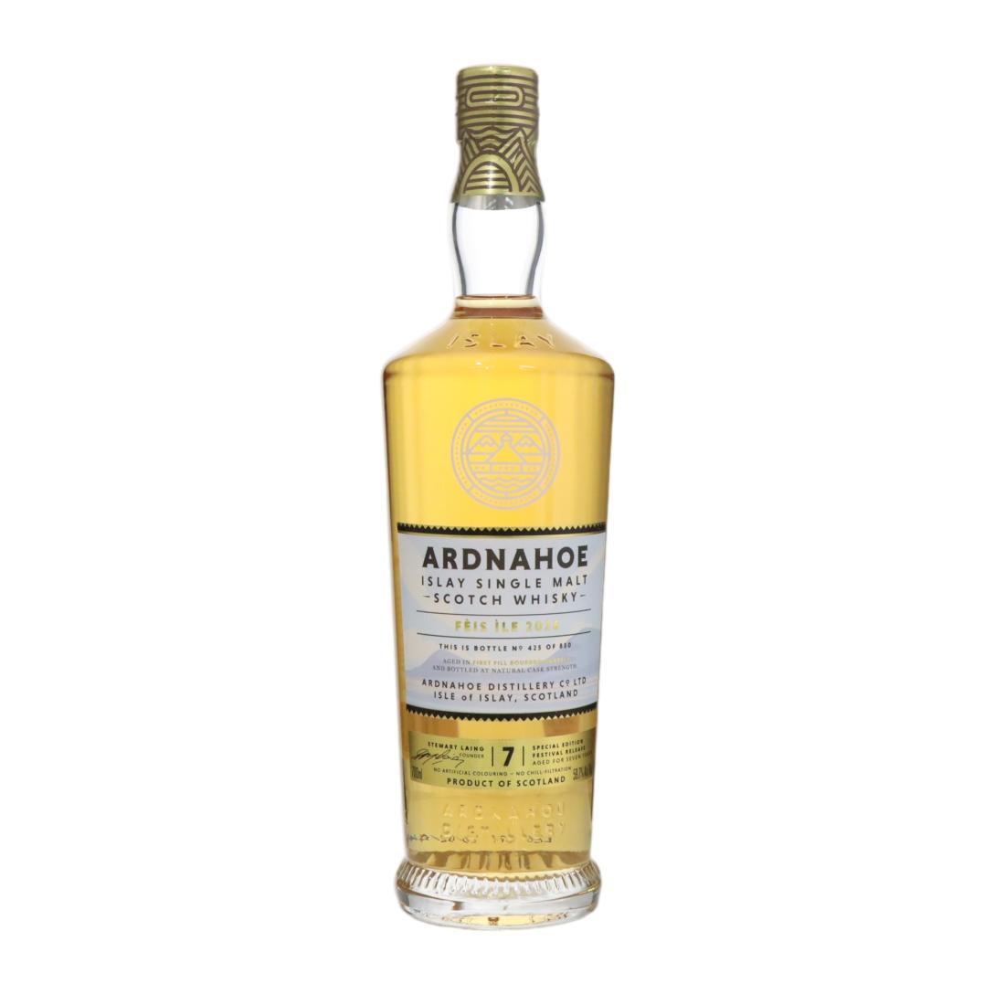 Ardnahoe Fèis Ìle 2026 7 Year Old, Bourbon Cask, 2026, 59.7% whisky bottle