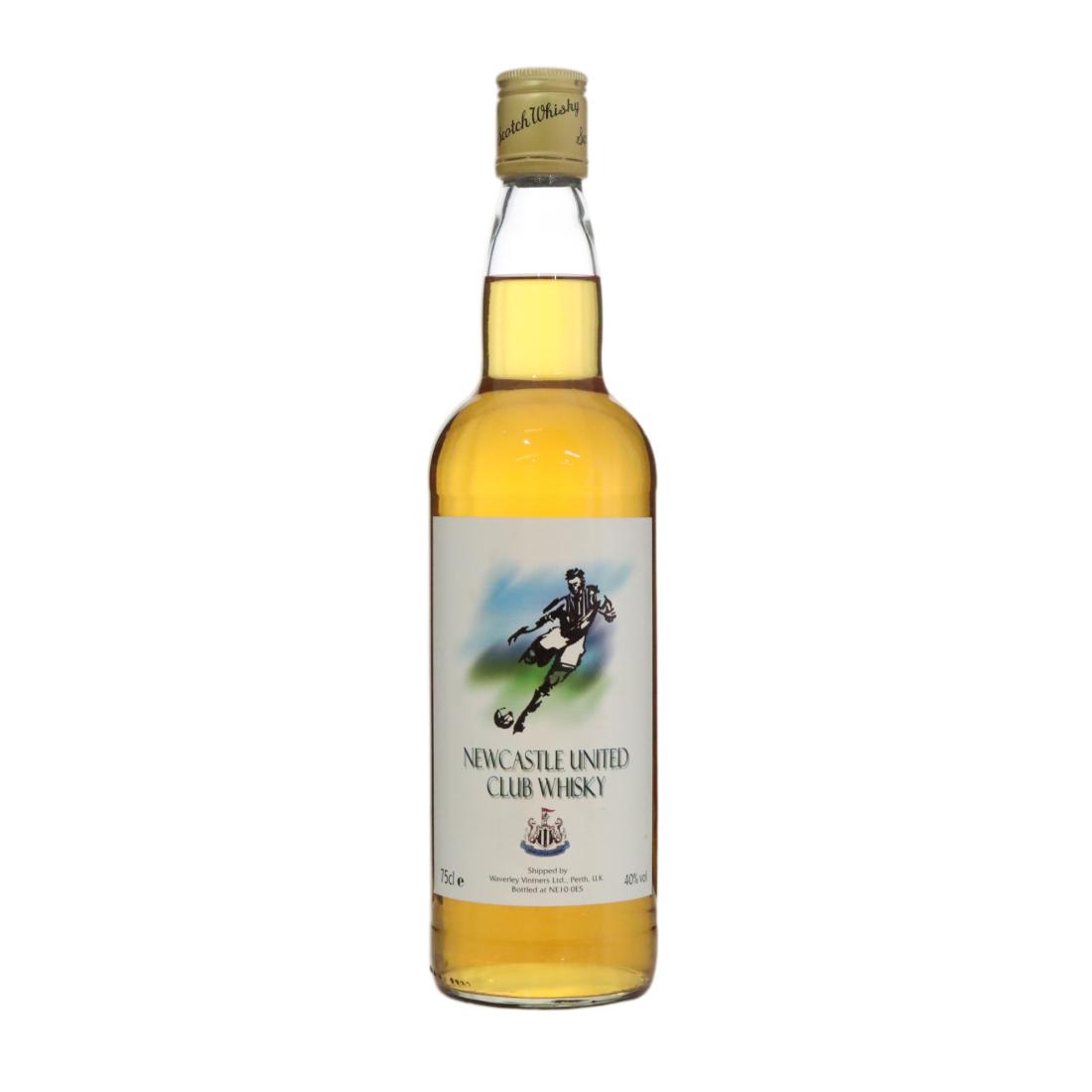 Newcastle United Club Whisky, Waverley Vintners, 40% whisky bottle