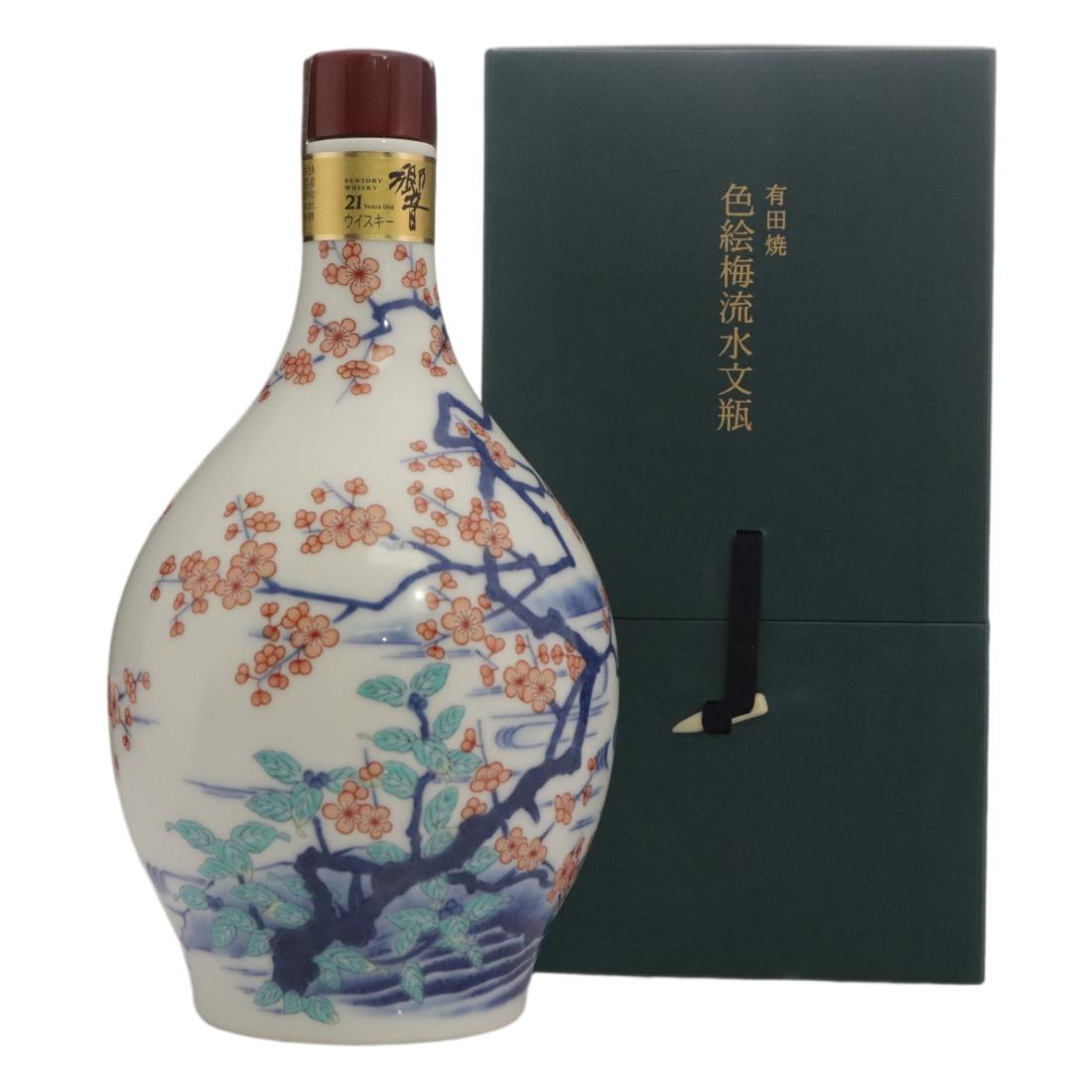 Hibiki Arita Ceramic Decanter 21 Year Old, 2006, 43% whisky bottle