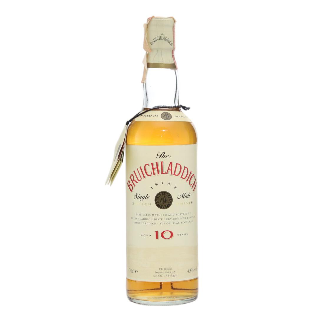 Bruichladdich 10 Year Old, 1994, 43%, 70cl whisky bottle