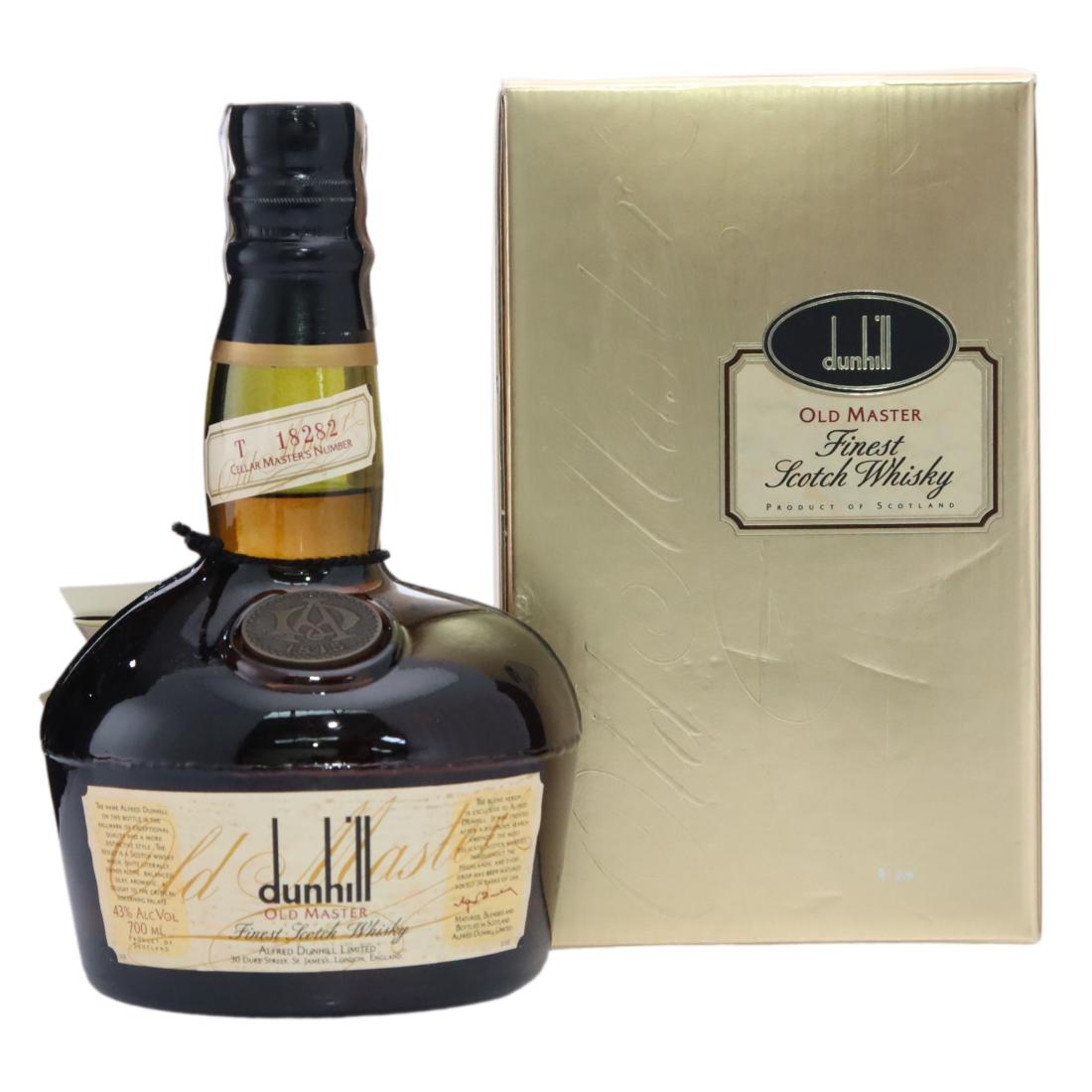 Dunhill Old Master, Oak Cask, 43%, 70cl whisky bottle