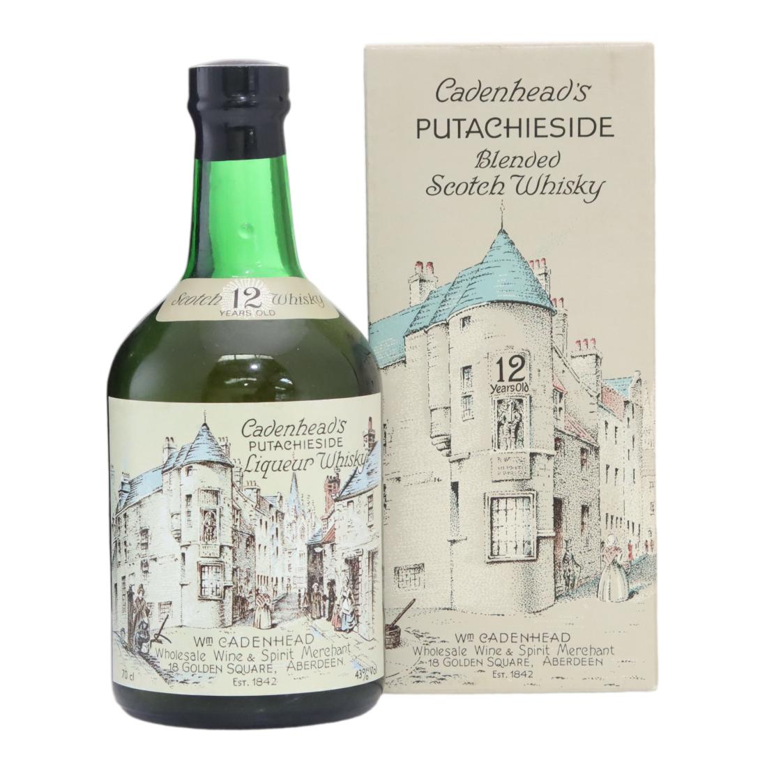 Cadenhead's Putachieside Liqueur Whisky 12 Year Old, Cadenhead's, 43% whisky bottle