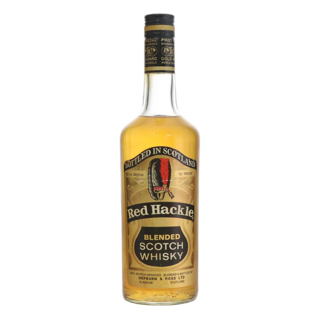 Red Hackle Blended Scotch Whisky, 40% whisky bottle
