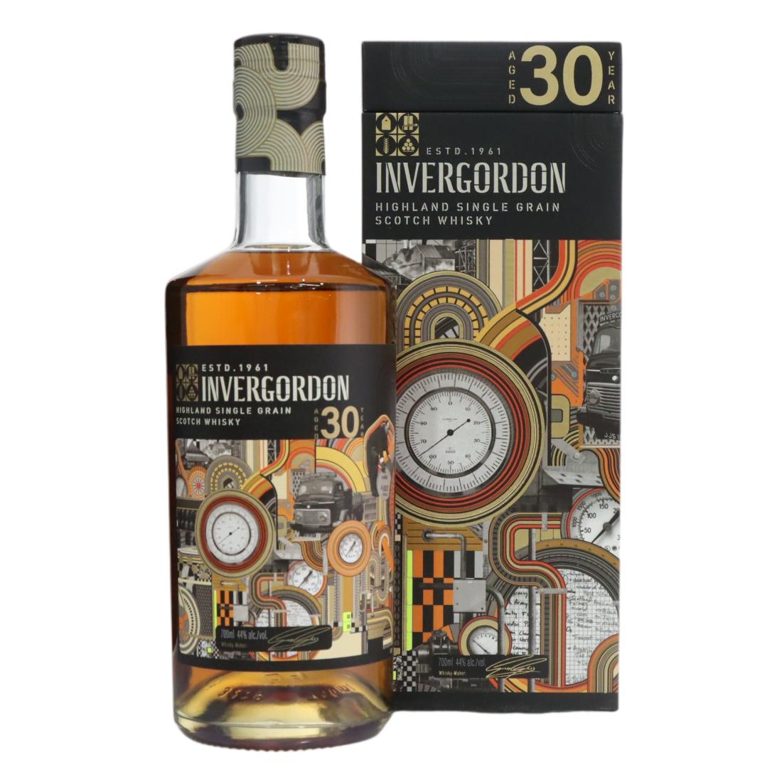 Invergordon 30 Year Old, Bourbon Cask, 44% whisky bottle