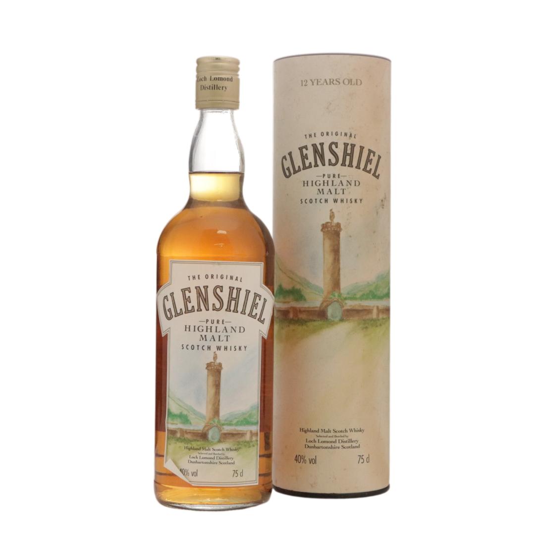 Glenshiel Pure Highland Malt 12 Year Old, Oak Cask, 40% whisky bottle