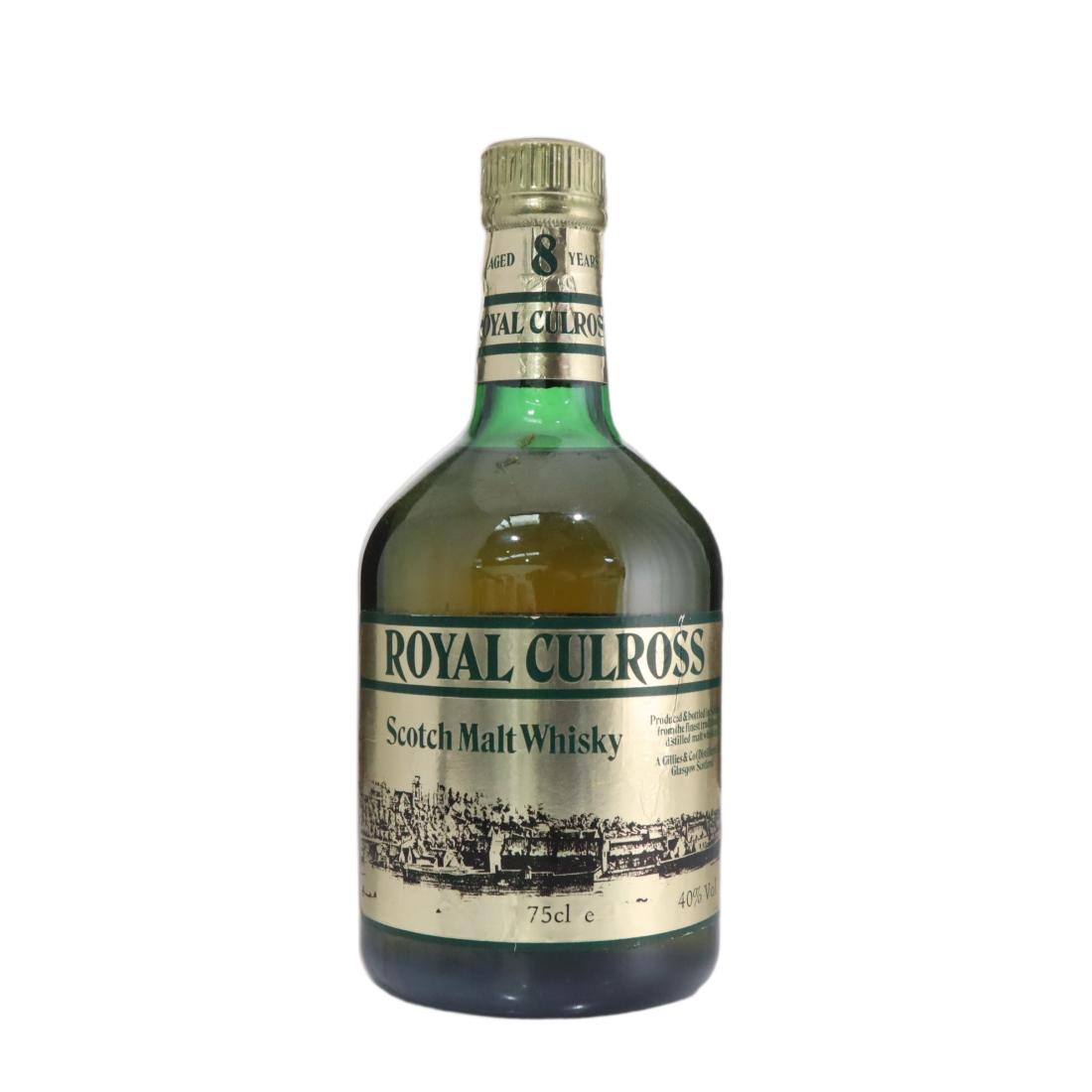 Royal Culross 8 Year Old, 2015, 40% whisky bottle