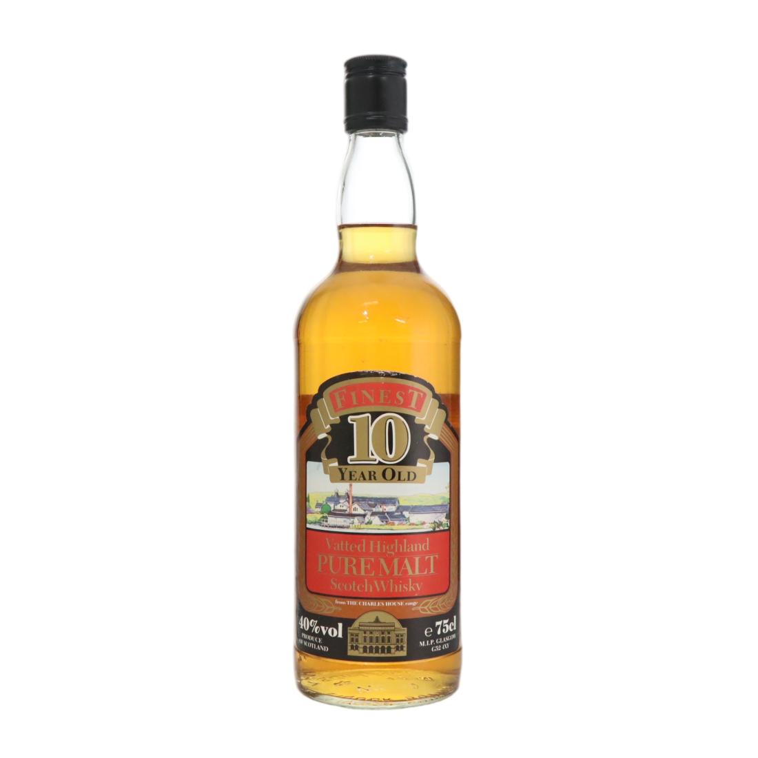 Charles House Finest 10 Year Old, The Charles House, 40% whisky bottle