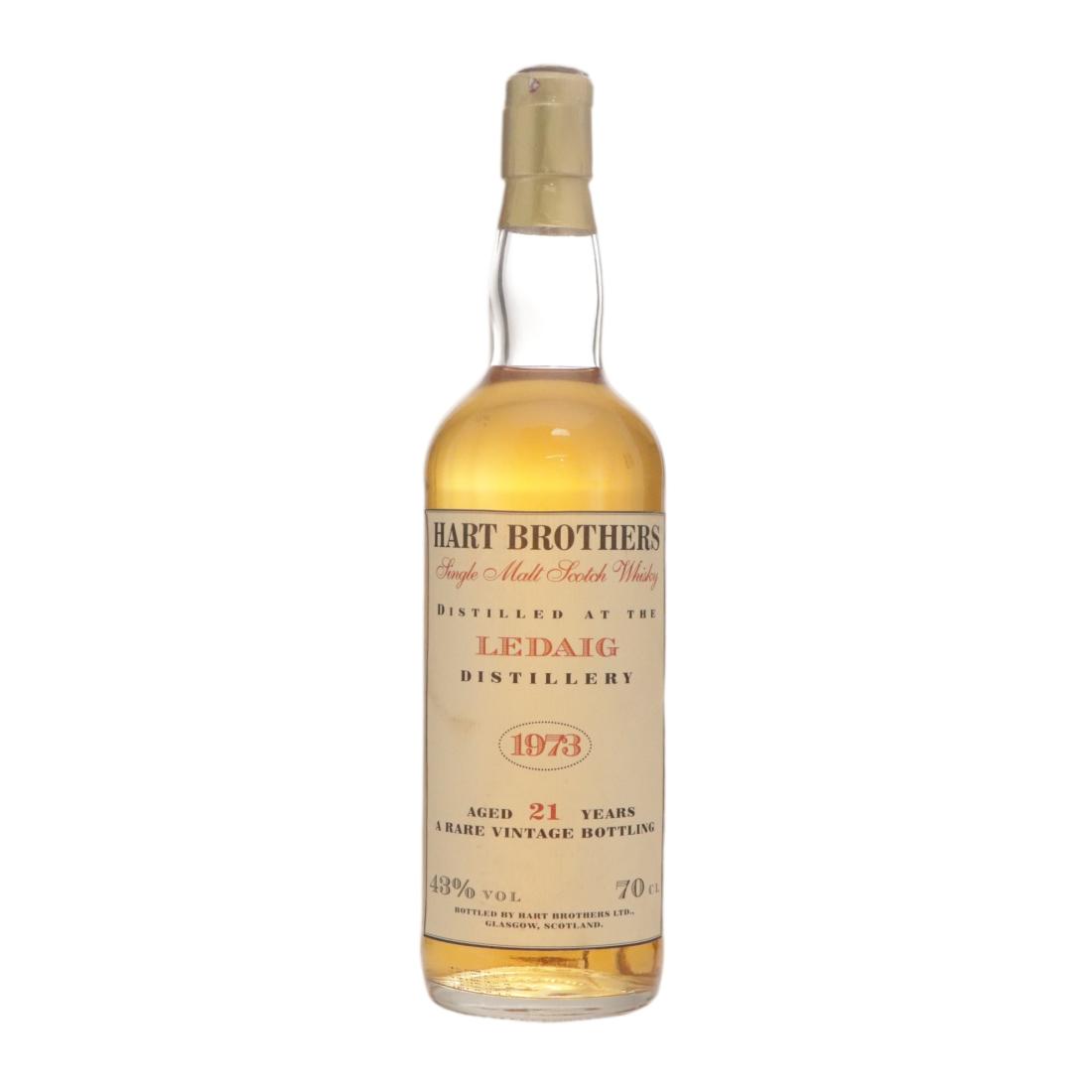 Ledaig A Rare Vintage Bottling 21 Year Old, Hart Brothers, 43% whisky bottle