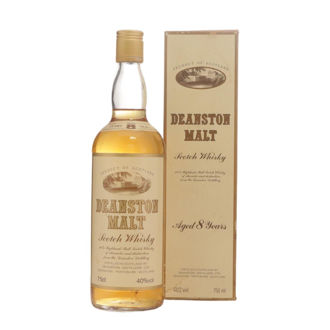 Deanston Malt 8 Year Old, Oak Cask, 40% whisky bottle