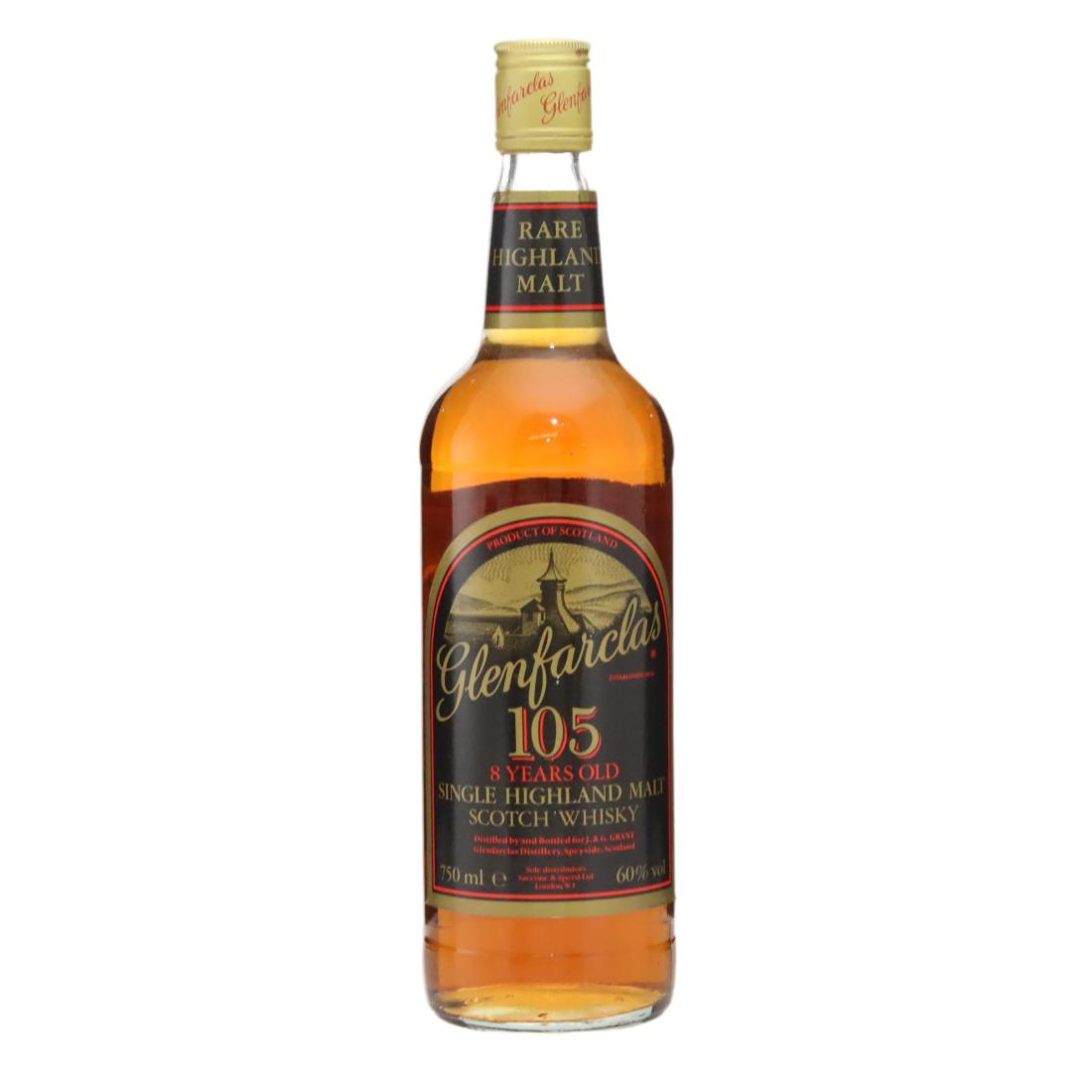Glenfarclas 105 8 Year Old, Sherry Cask, 1984, 60% whisky bottle
