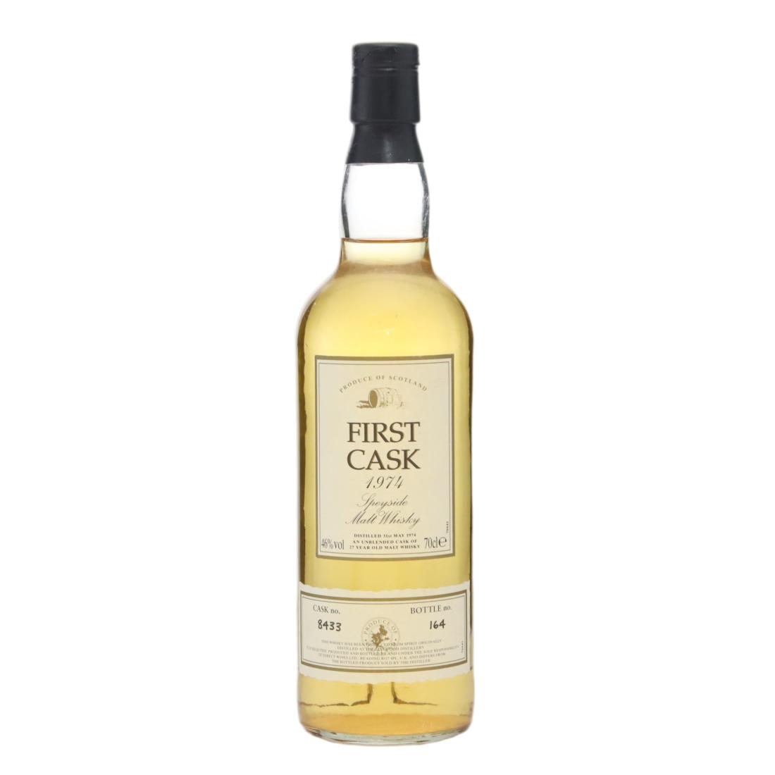 Linkwood First Cask #27 Year Old, Cask #8433, 1974, Direct Wines, 46% whisky bottle