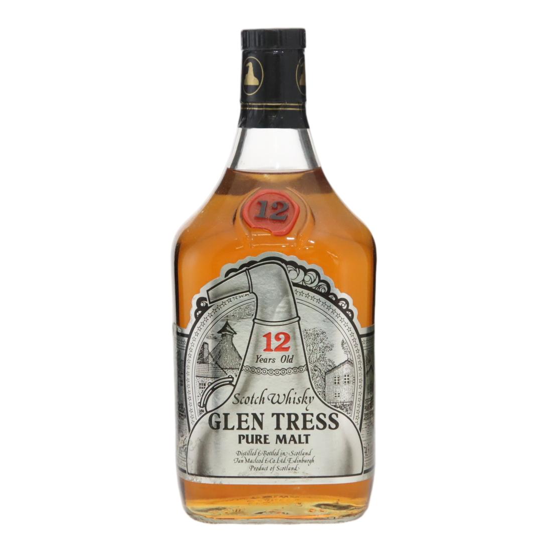 Macleod's Glen Tress Pure Malt 12 Year Old, 43% whisky bottle