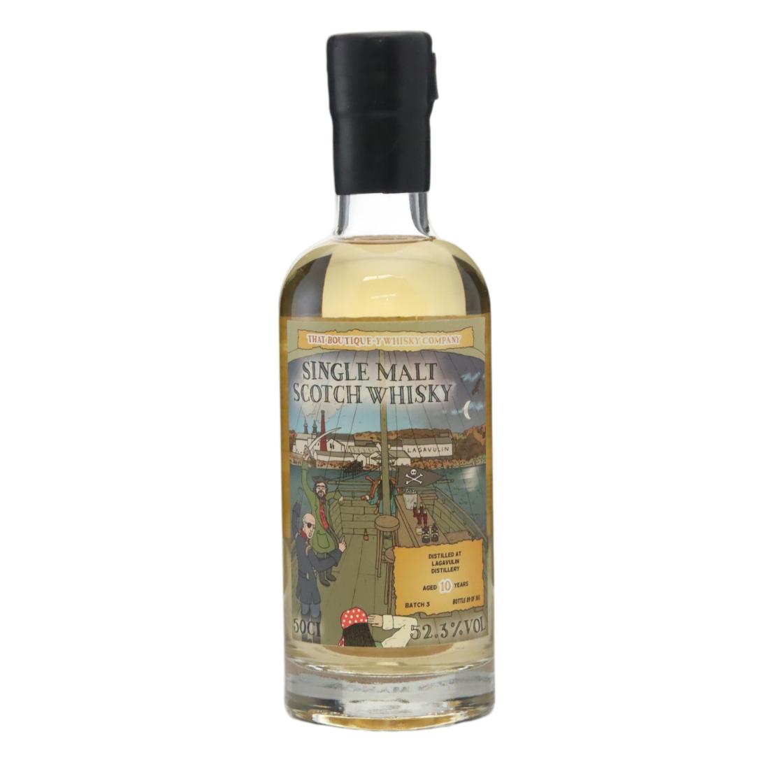 Lagavulin 10 Year Old, Batch No. 3, 2009, That Boutique-y Whisky Company, 52.3% whisky bottle