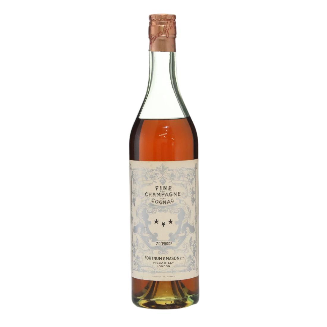Fortnum & Mason Fine Champagne Cognac 13 Year Old, 1996, 40% whisky bottle