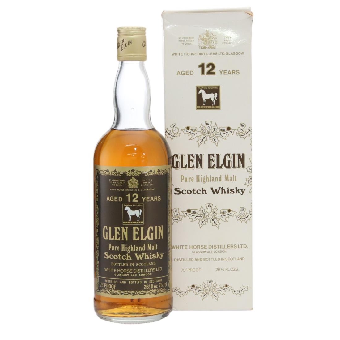 Glen Elgin 12 Year Old, Oak Cask, 42.85% whisky bottle