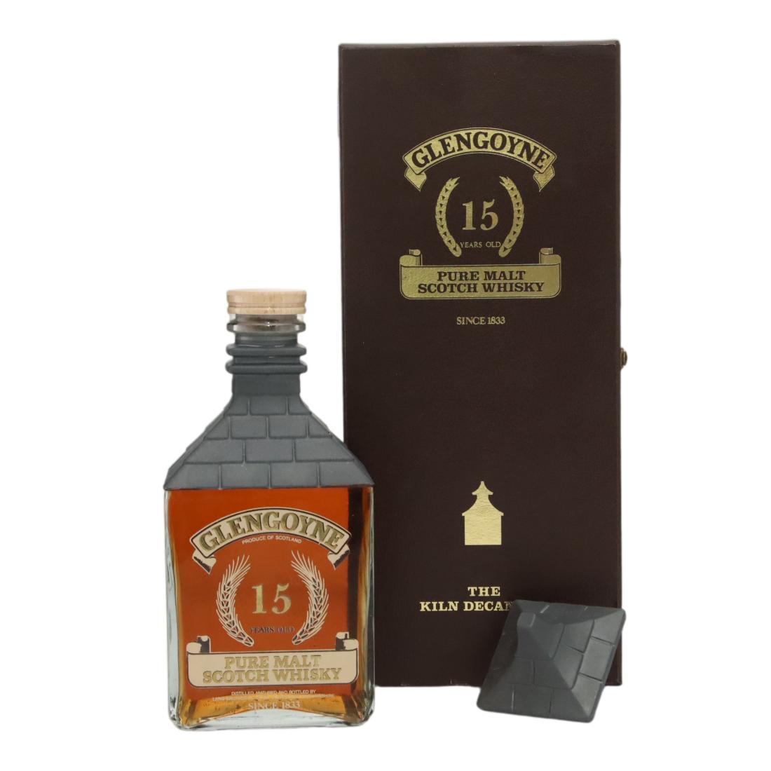 Glengoyne The Kiln Decanter 15 Year Old, 43% whisky bottle