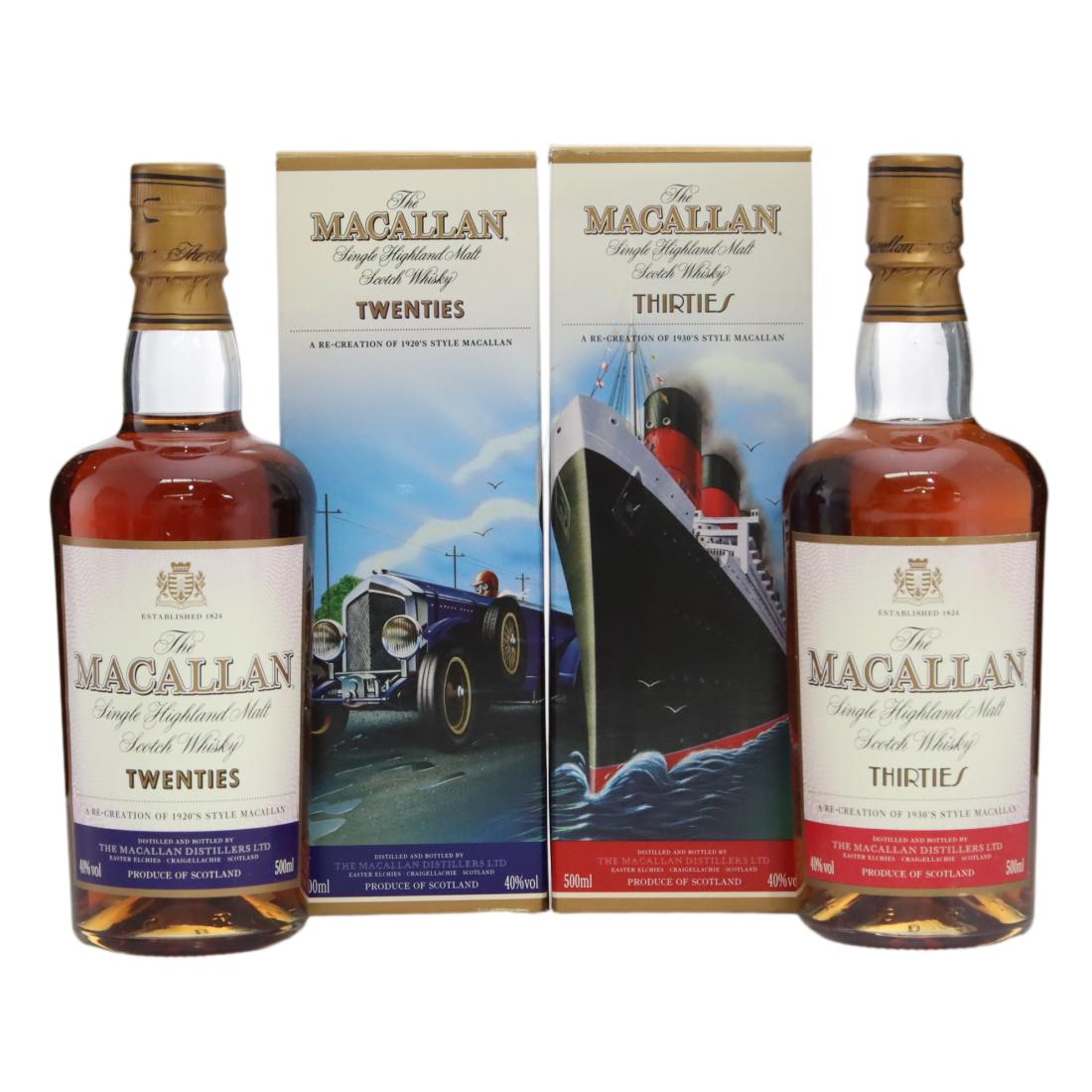 Macallan Twenties & Thirties, Sherry Cask, 1996, 40% whisky bottle