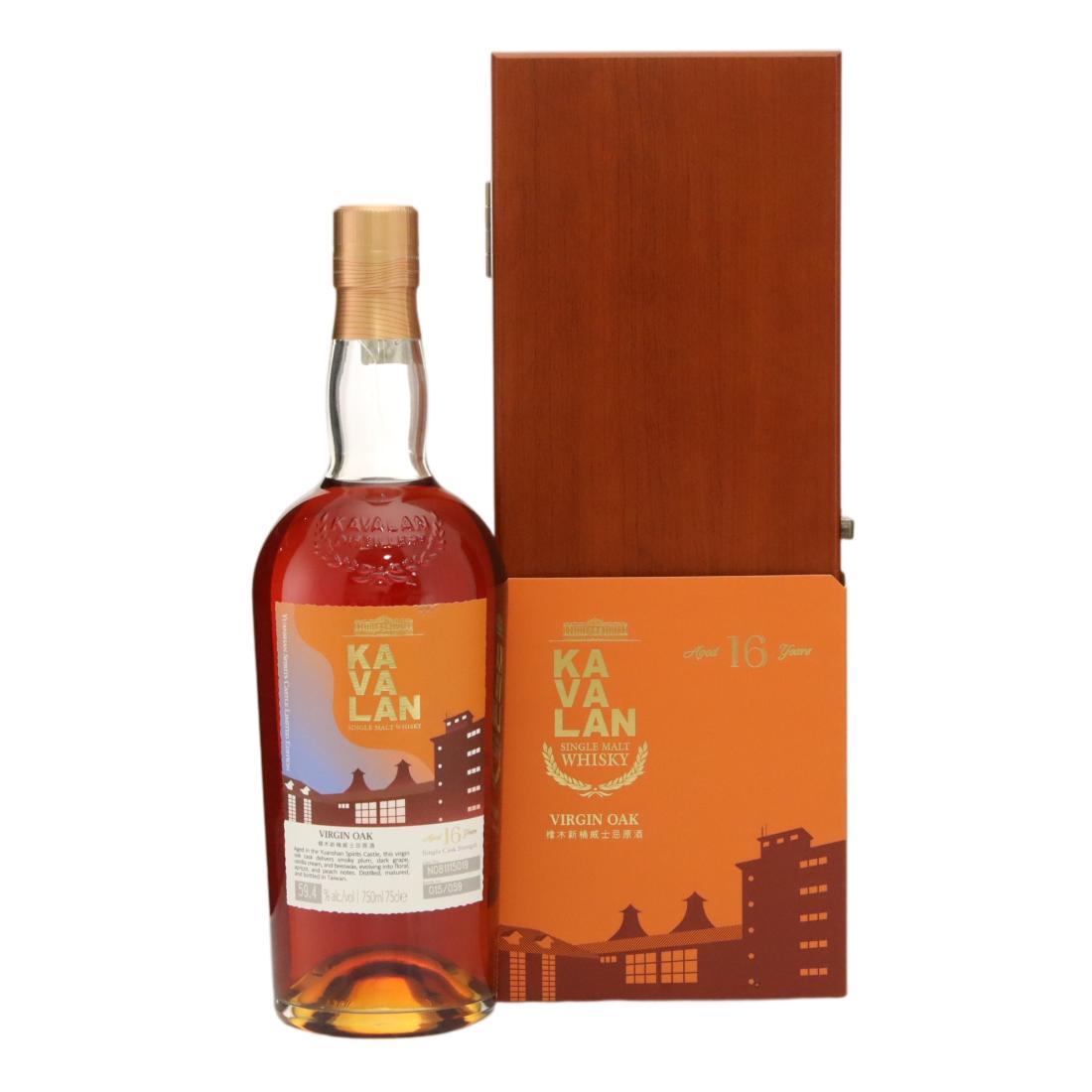 Kavalan Yuanshan Spirits Castle Virgin Oak 16 Year Old, Virgin Oak Cask, Cask #N081115019, 2024, 59.4% whisky bottle