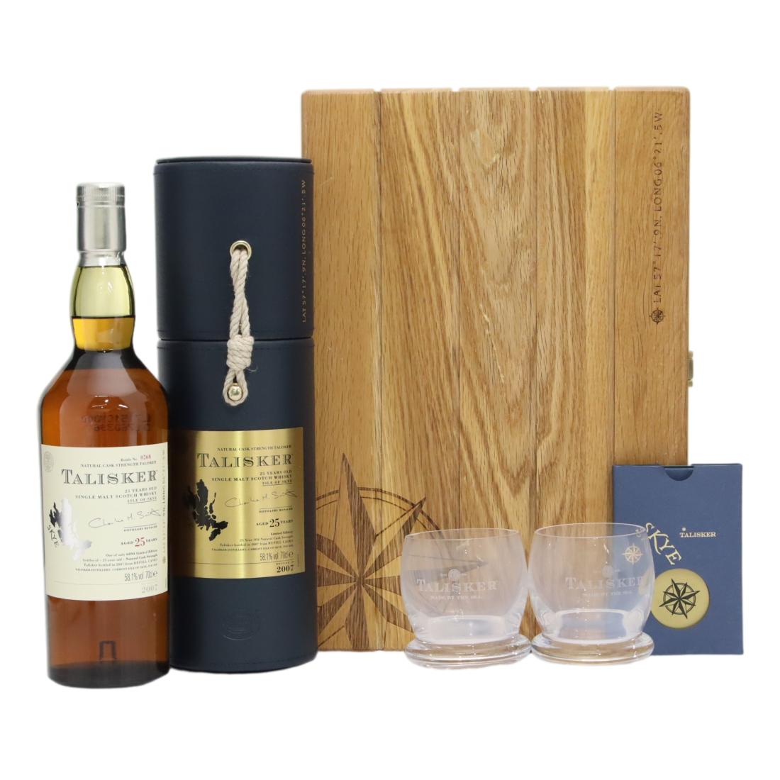 Talisker 25 Year Old, Refill Cask, 2007, 58.1% whisky bottle