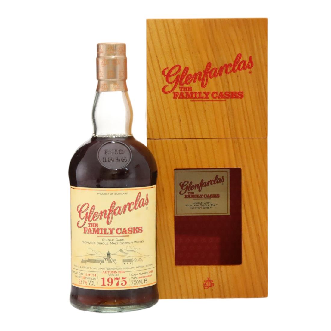 Glenfarclas The Family Cask #38 Year Old, Sherry Cask, Cask #5040, 2014, 53.1% whisky bottle