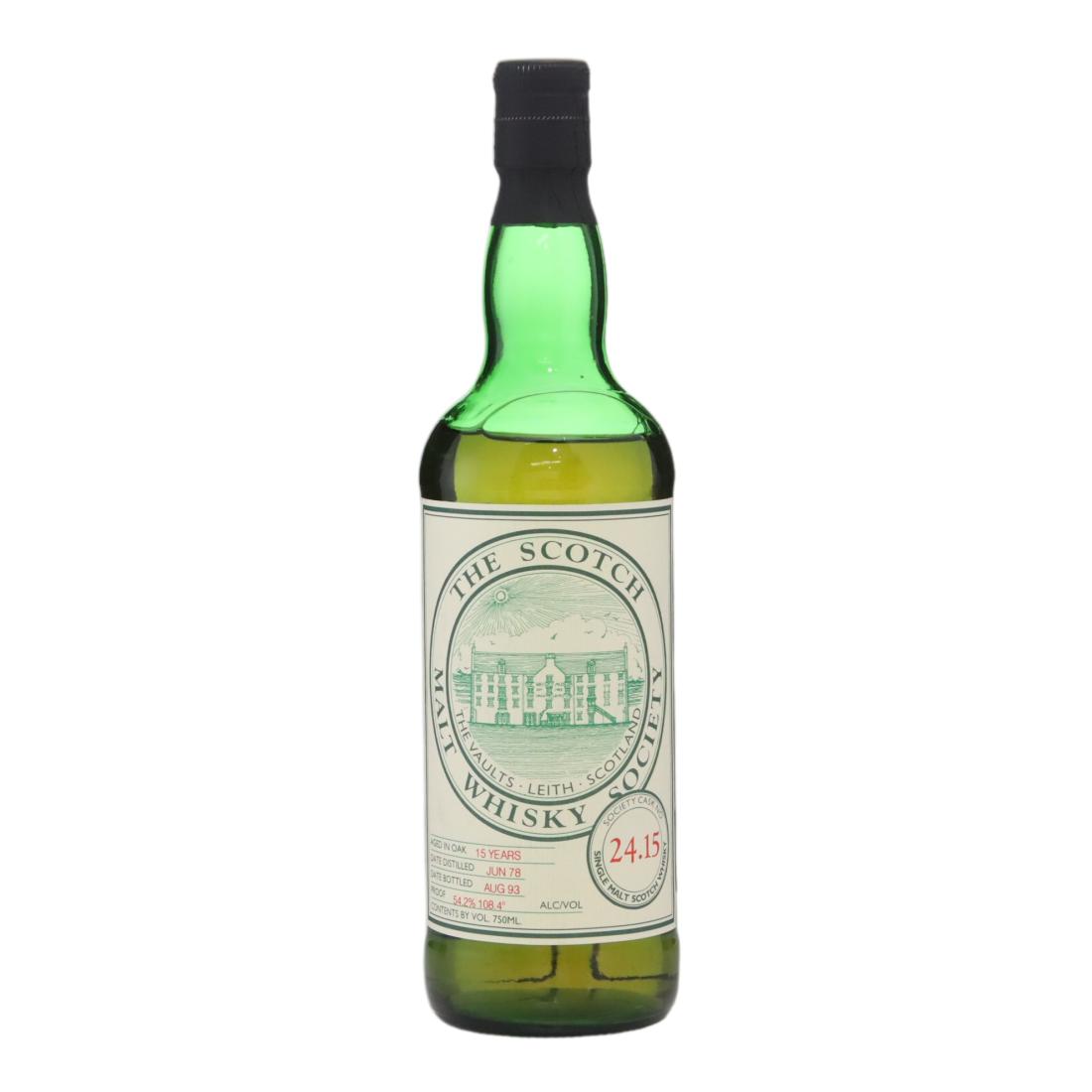 Macallan 15 Year Old, Cask #24.15, 1978, The Scotch Malt Whisky Society, 54.2% whisky bottle