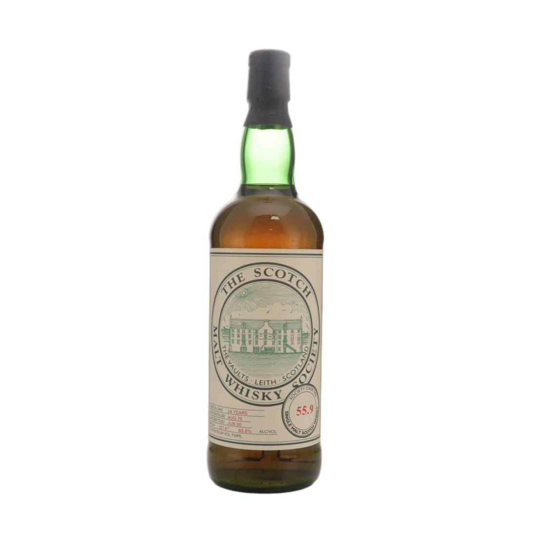 Royal Brackla 24 Year Old, Oak Cask, Cask #55.9, 1975, The Scotch Malt Whisky Society, 60.8% whisky bottle