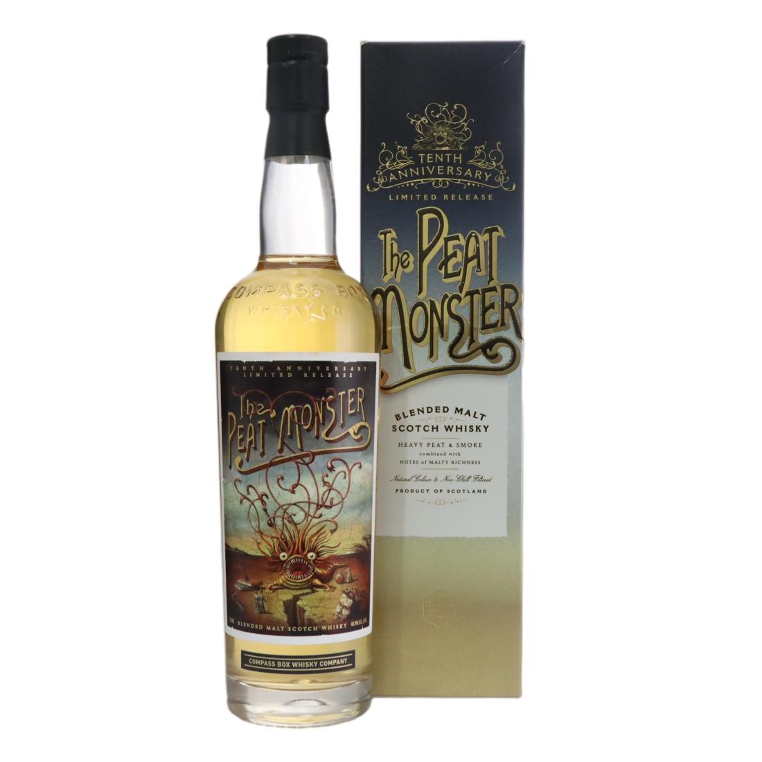Compass Box The Peat Monster Tenth Anniversary, 2013, 48.9% whisky bottle