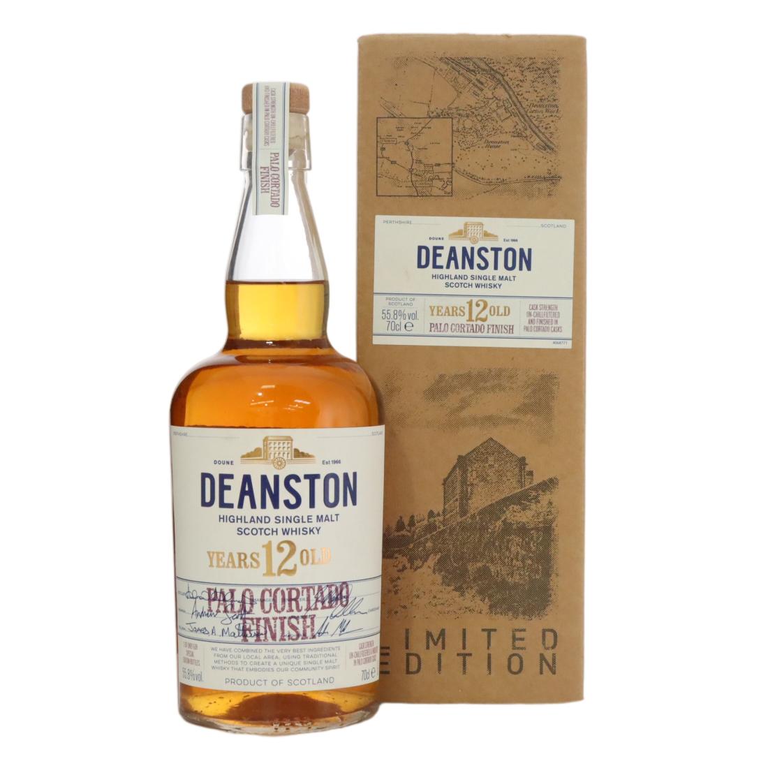 Deanston Palo Cortado Finish 12 Year Old, Sherry Cask, 2024, 55.8% whisky bottle