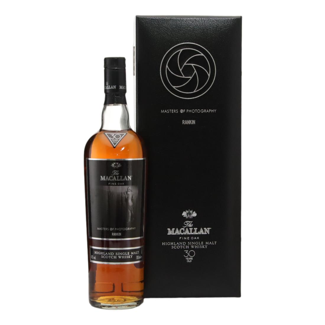 Macallan Fine Oak Masters of Photography Rankin 30 Year Old, Bourbon & Sherry Cask, 2010, 43% whisky bottle