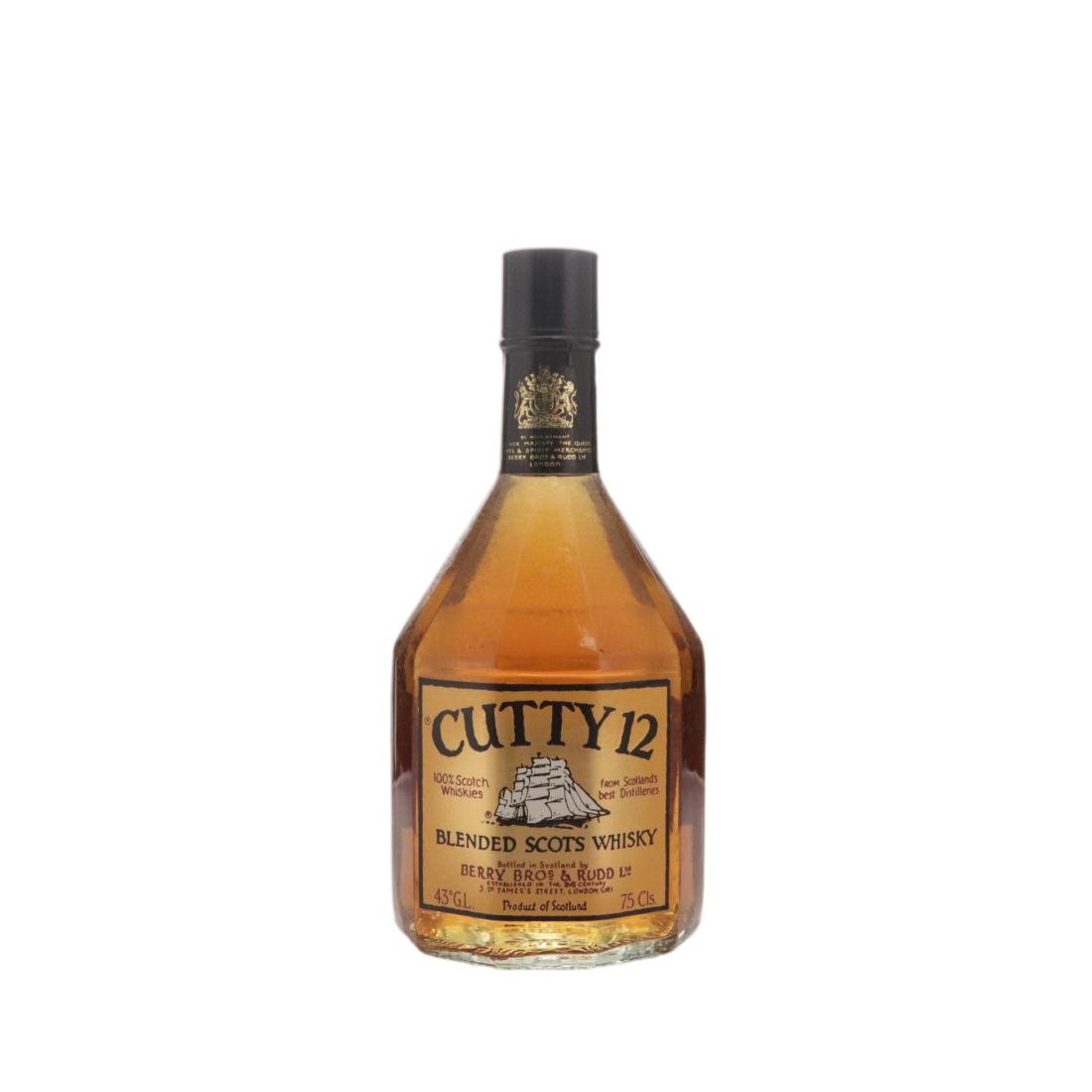Cutty Sark Cutty 12 12 Year Old, 43% whisky bottle