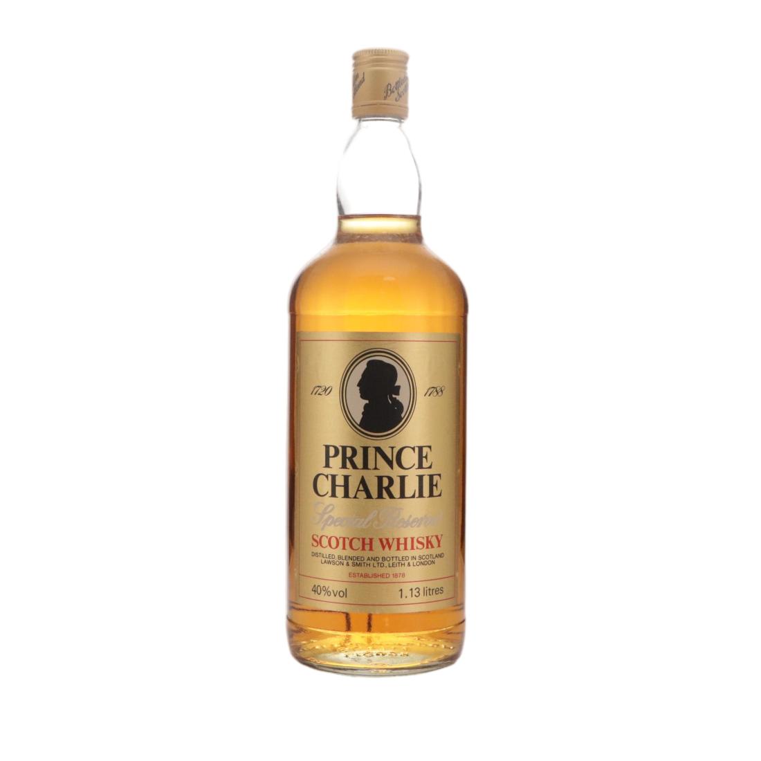 Prince Charlie Special Reserve, 1991, 40% whisky bottle