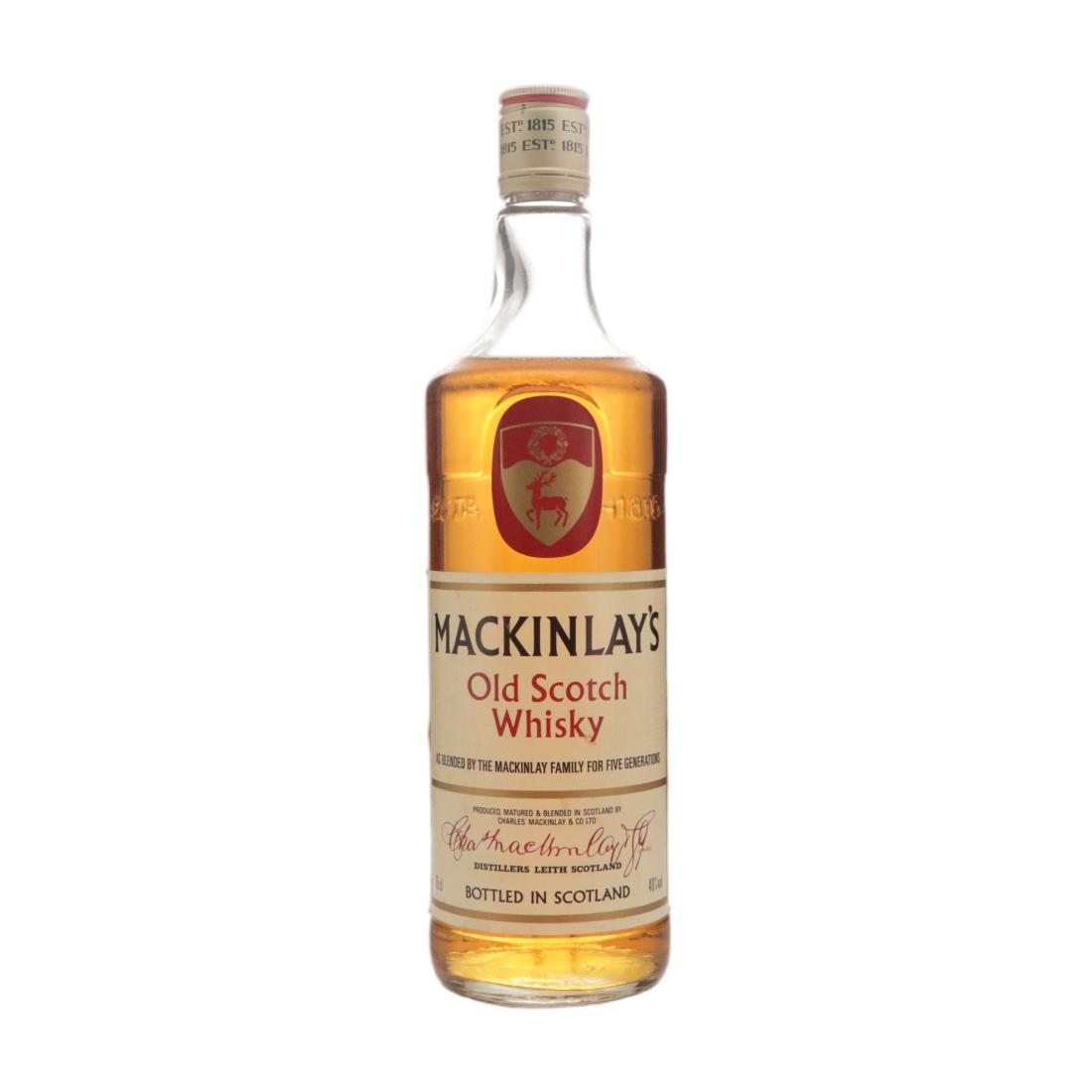 Mackinlay's Old Scotch Whisky Bottled 1980s 75cl / 40%, 2016, 40% whisky bottle