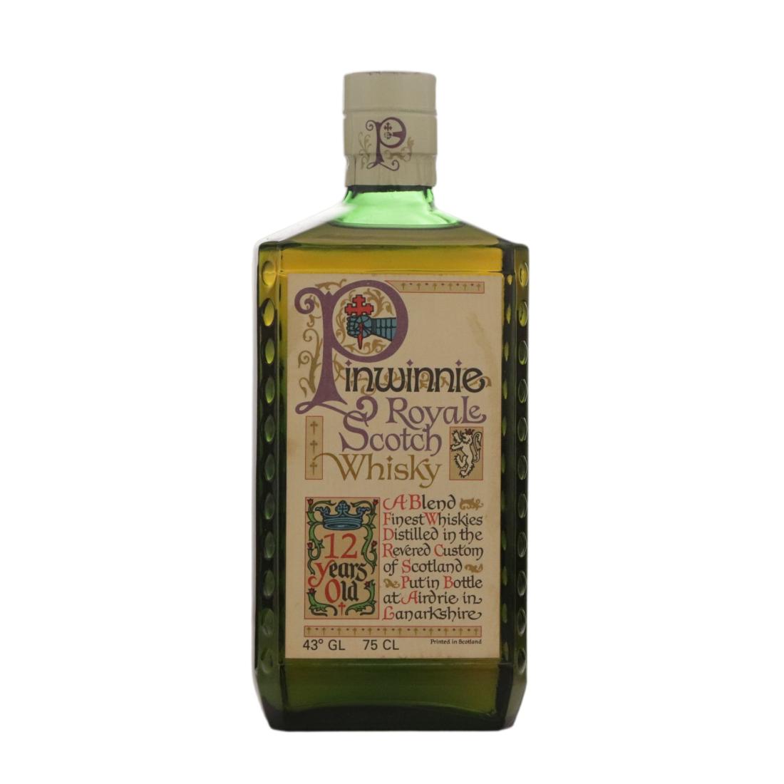 Pinwinnie Royale 12 Year Old, 43%, 75cl whisky bottle