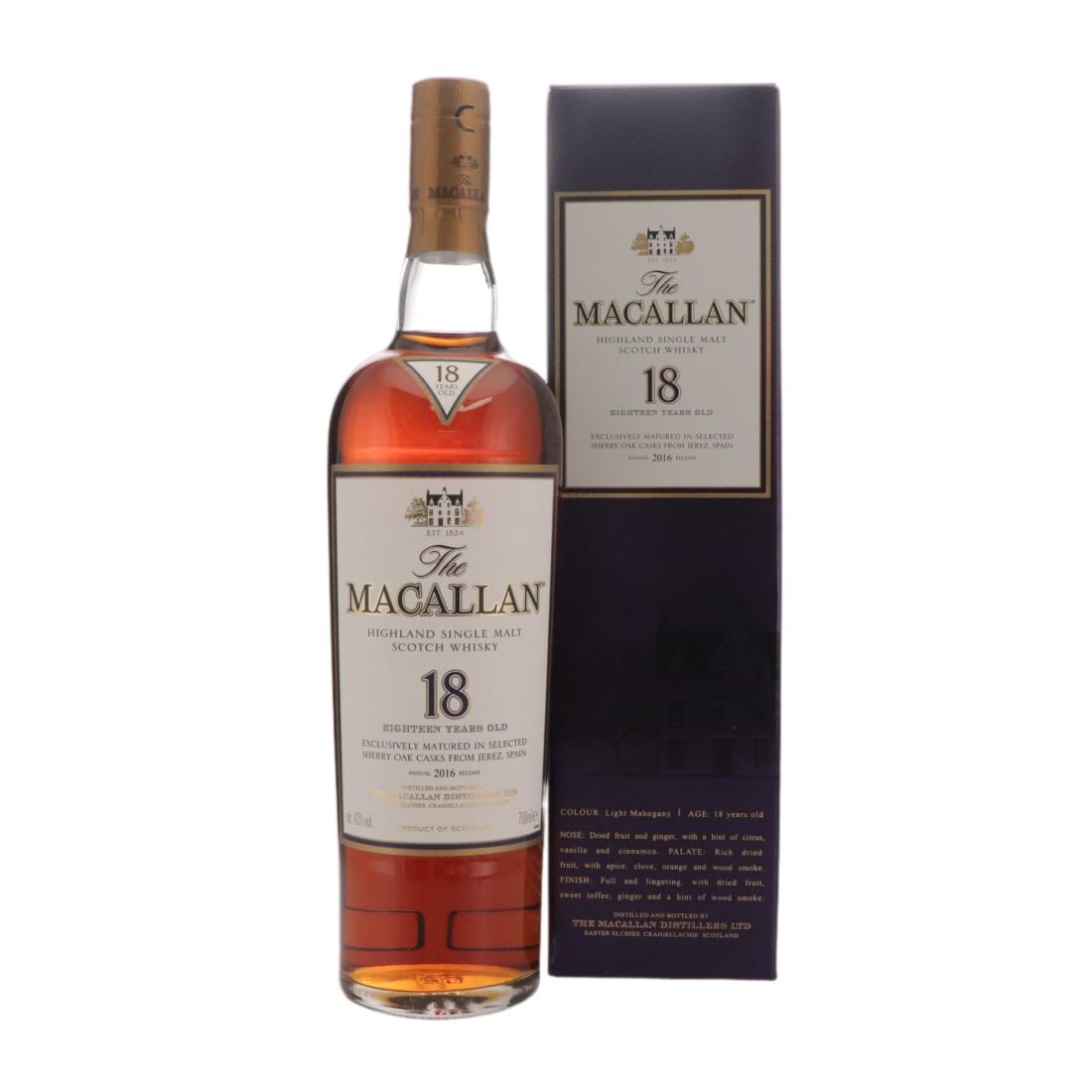 Macallan 18 Annual 2016 Release