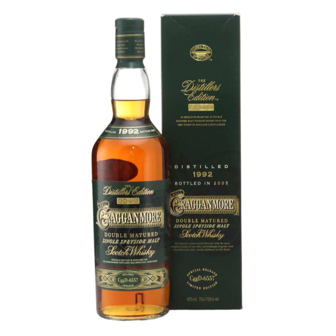 Cragganmore The Distillers Edition, Ruby Port Cask, Cask #CggD-6557, 2005, 40% whisky bottle