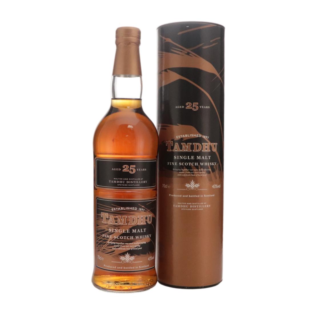 Tamdhu 25 Year Old, 1999, 43% whisky bottle