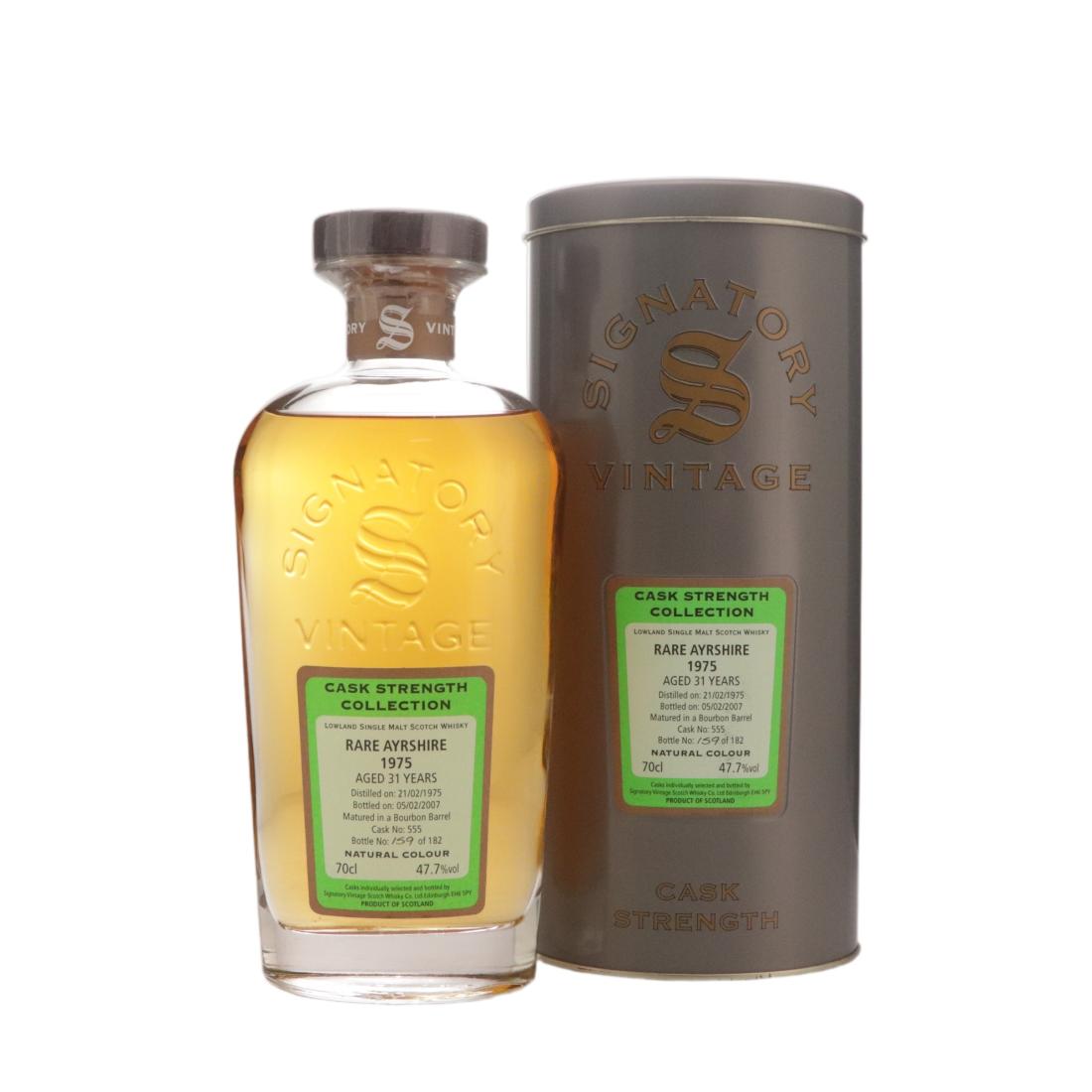 Ladyburn Rare Ayrshire 31 Year Old, Bourbon Cask, Cask #555, 2007, 47.7% whisky bottle