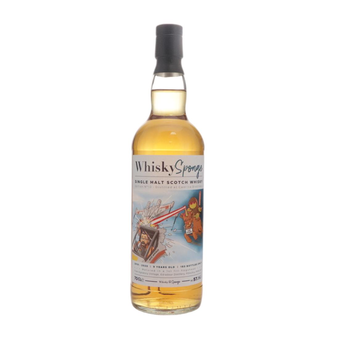 Caol Ila Whisky Sponge Edition No. 13 9 Year Old, Bourbon Cask, 2010, Whisky Sponge, 57.1% whisky bottle