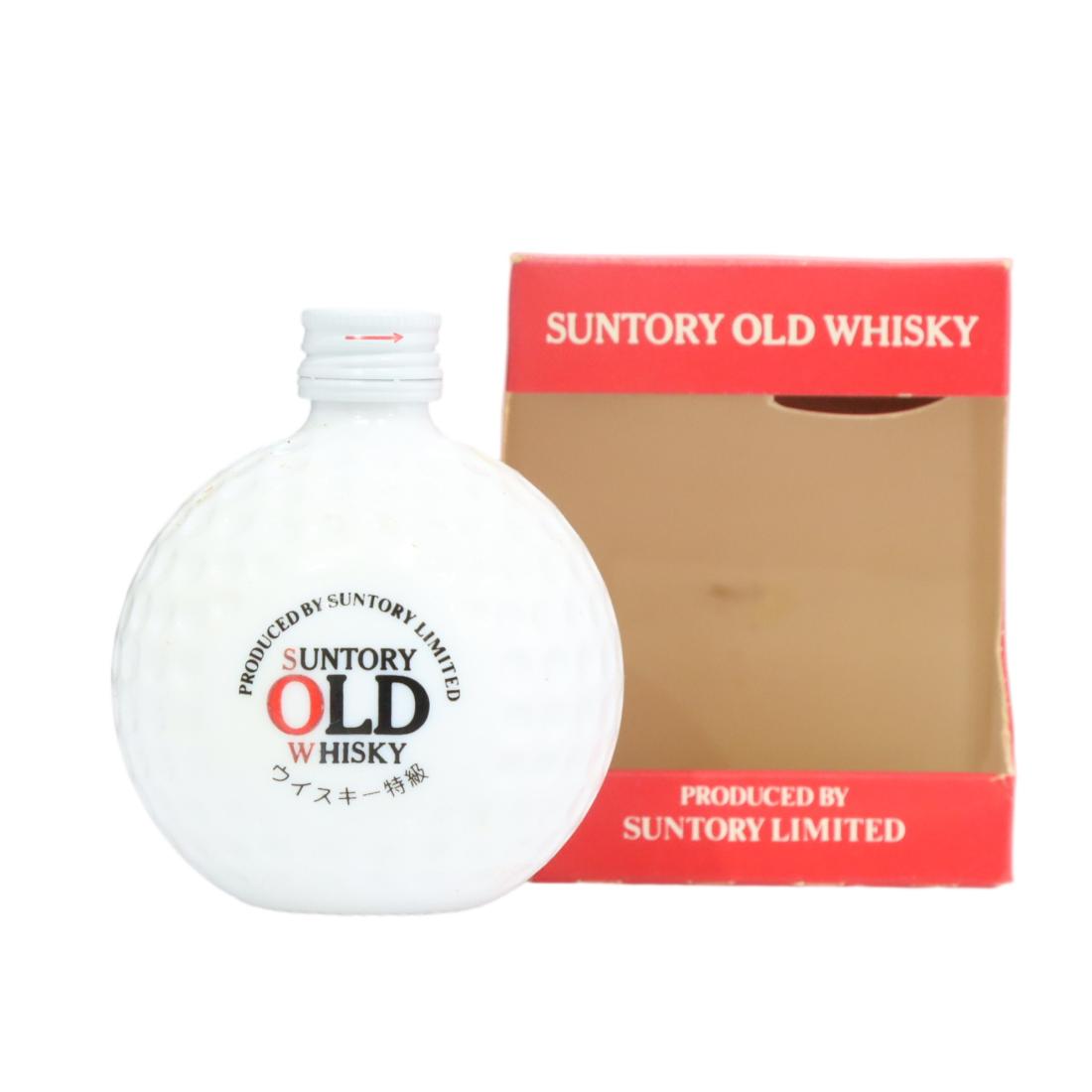 Suntory Old Whisky Golf Ball Decanter, 43% whisky bottle