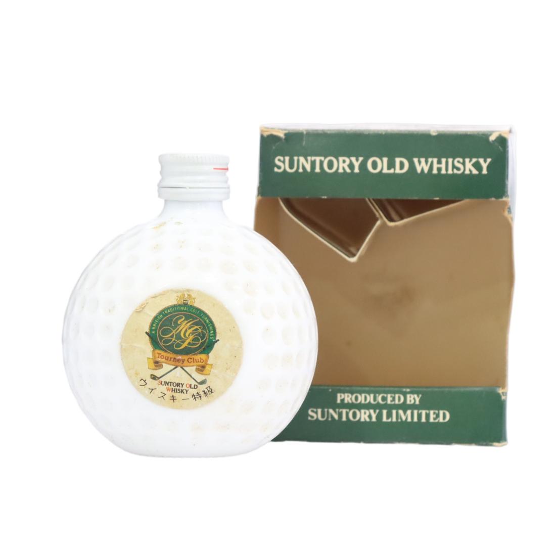 Suntory Old Tourney Club Golf Ball Decanter, 43% whisky bottle