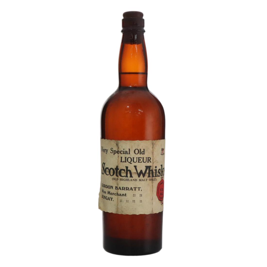 Gordon Barratt Very Special Old Liqueur Scotch Whisky