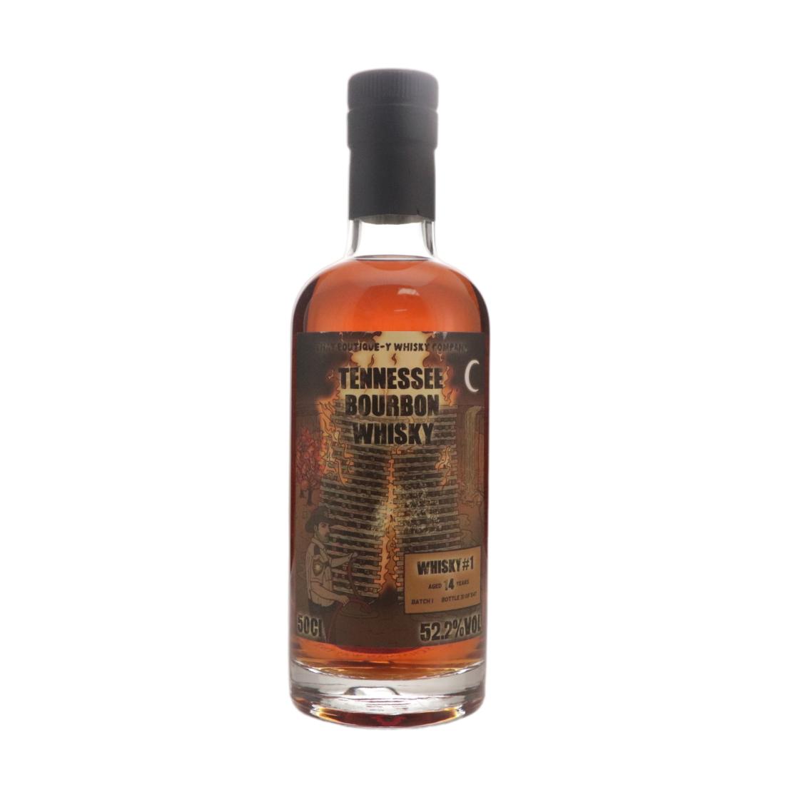 Tennessee Bourbon Whisky 14 Year Old, Charred American Oak Cask, Batch No. 1, That Boutique-y Whisky Company, 52.2% whisky bottle