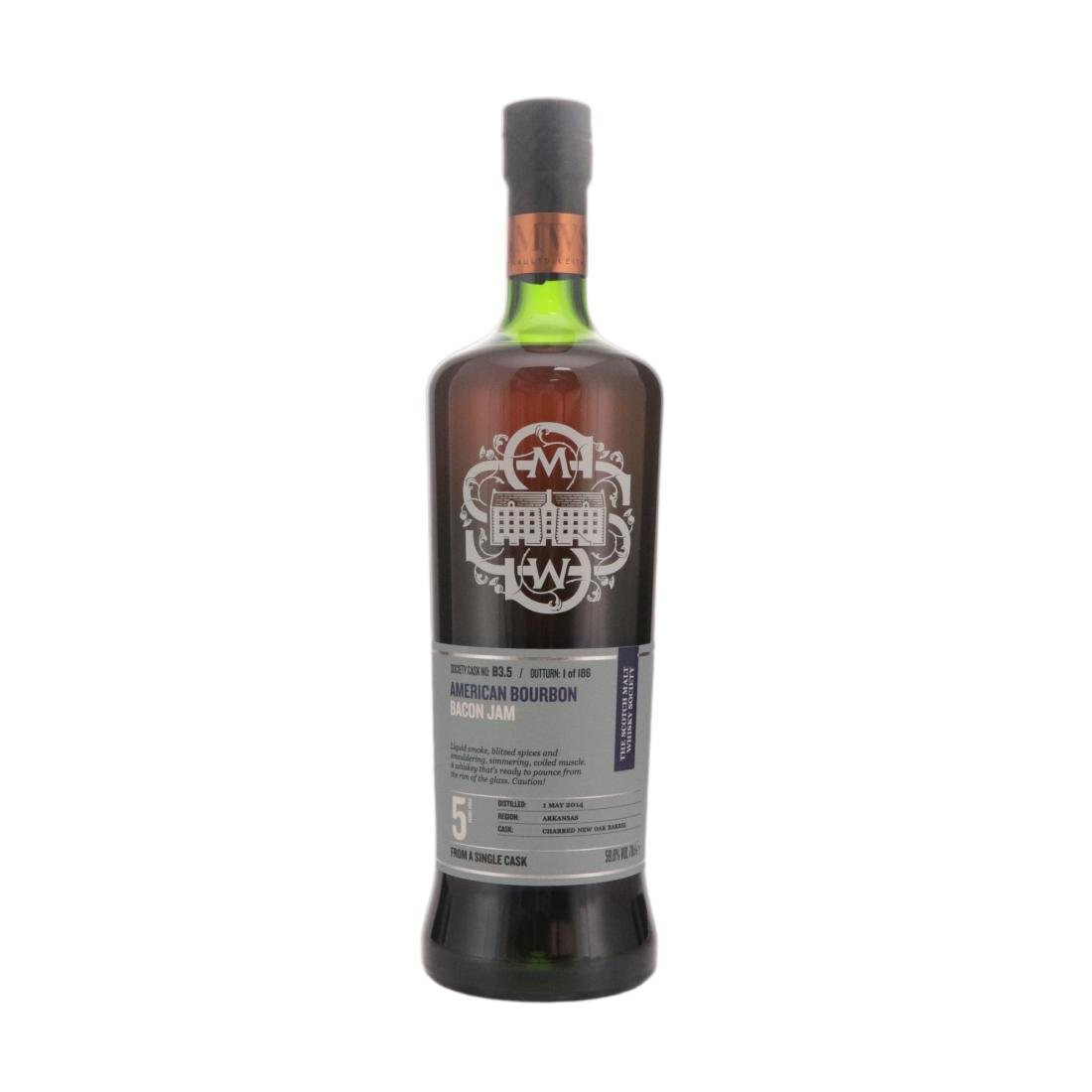 Rock Town 5 Year Old, New Oak Barrel Cask, Cask No. B3.5, 2014, The Scotch Malt Whisky Society, 59.8% whisky bottle
